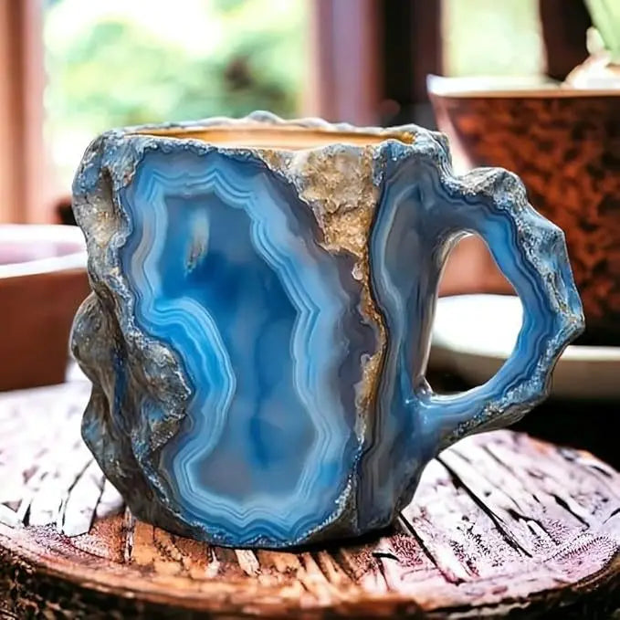 Popular Creative Mineral Crystal Coffee Mugsmake Mug Crystal Coffee Mug High Face Value Household Goods High-Grade Water Cup