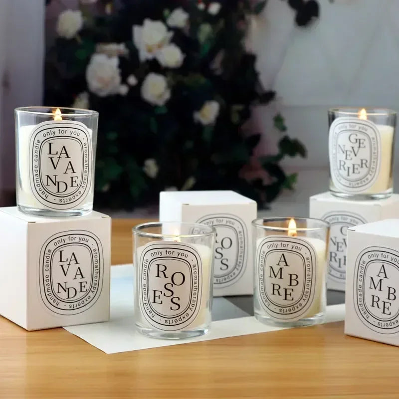 Transparent Romantic Scented Candle Light Fragrance Gift Aromatic Candles Guest Candles Wedding Candles Candle