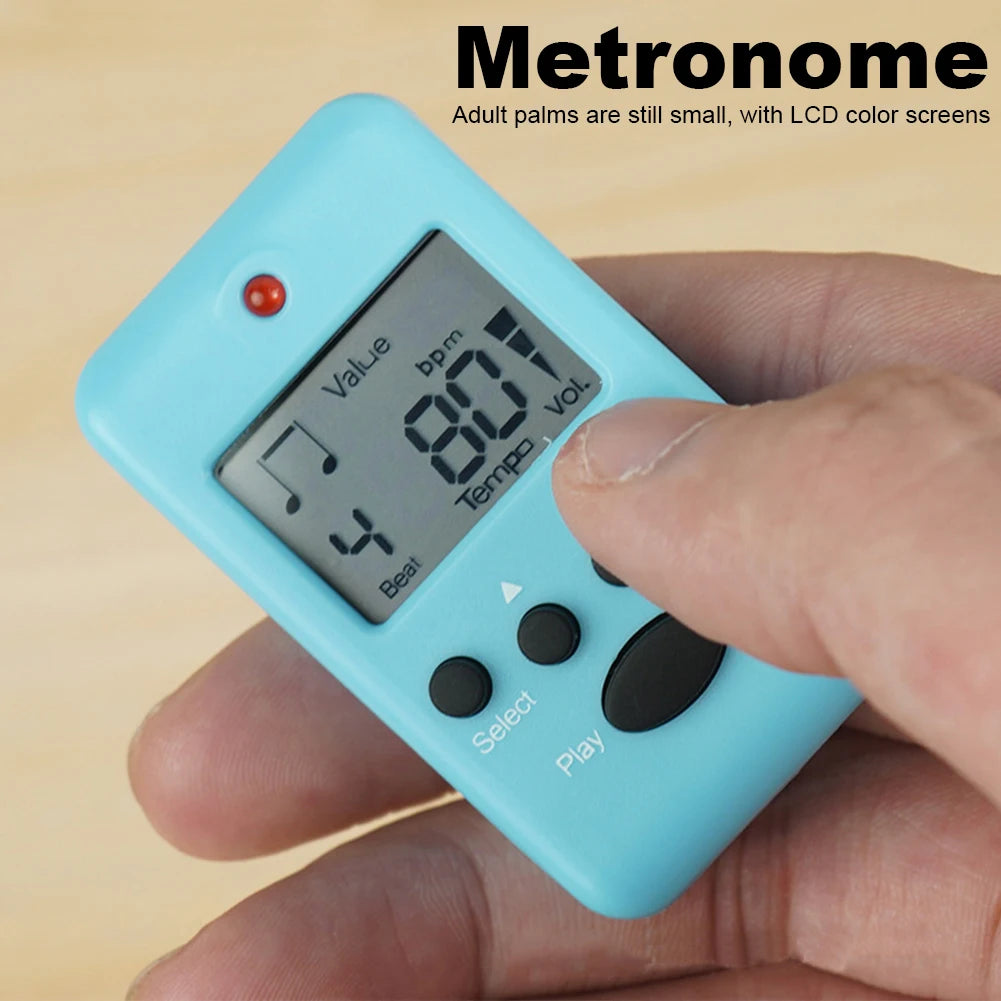 Electronic Metronome Portable Pocket Metronome Loud Sound Tempo Metronome Mini Metronome for Piano Guitar Flute Drum - KIMLUD