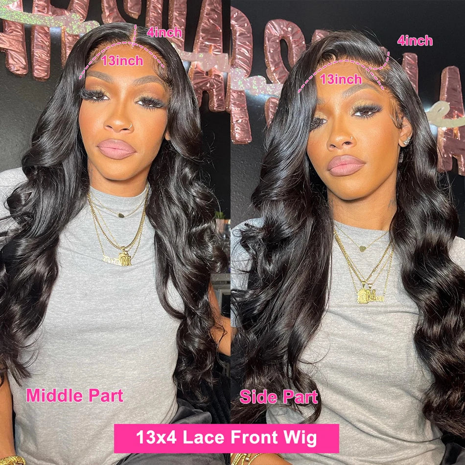 30 40 Inch 13x4 13x6 HD Body Wave Lace Front Wig Pre Plucked Loose Wave Lace Frontal Wig 100% Human Hair Wigs For Black Women - KIMLUD