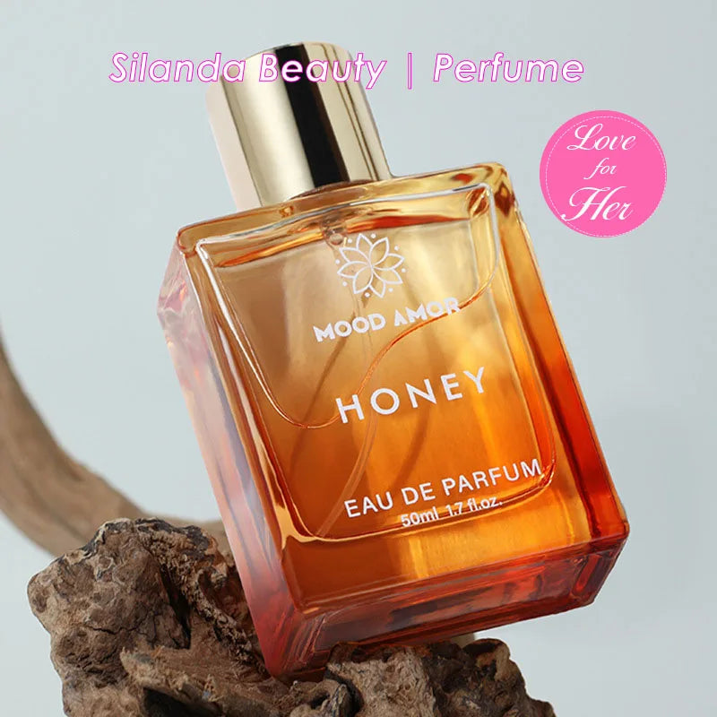 Fresh Scent Honey 50ml Eau De Parfum Feminino Spray Energetic Floral Fruity Note Lasting Romantic Women's Perfume for Daily Life - KIMLUD