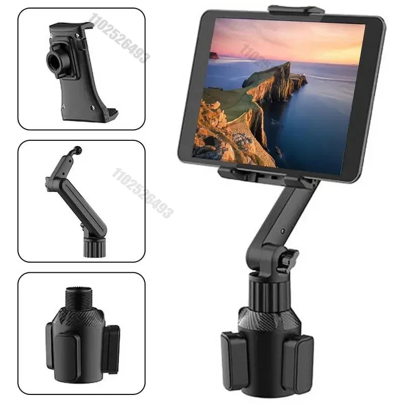 KIMLUD, NEW Tablet Cup Holder Mount 360 Adjustable Smartphone Holder Car 270 Tilt Bar Triangular Base Ram Mount Tablet Holder For SUVs, KIMLUD Womens Clothes