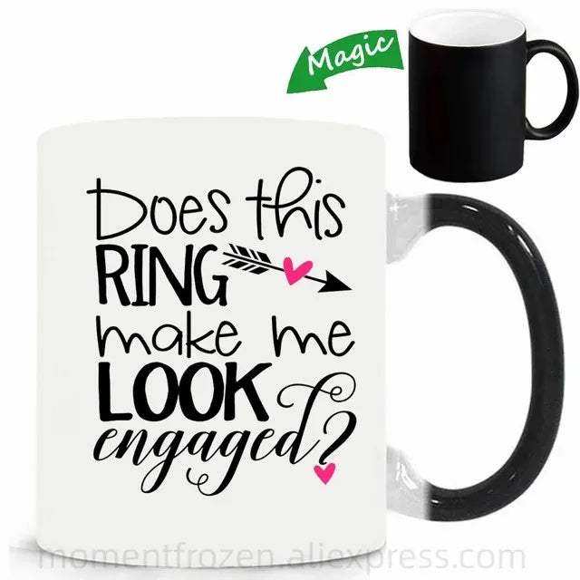 Engagement Cups Wedding Coffee Mugs Caffeine Cocoa Tea Mugen Bride Bridegroom Gifts Tableware Coffeeware Teaware Beer Drinkware