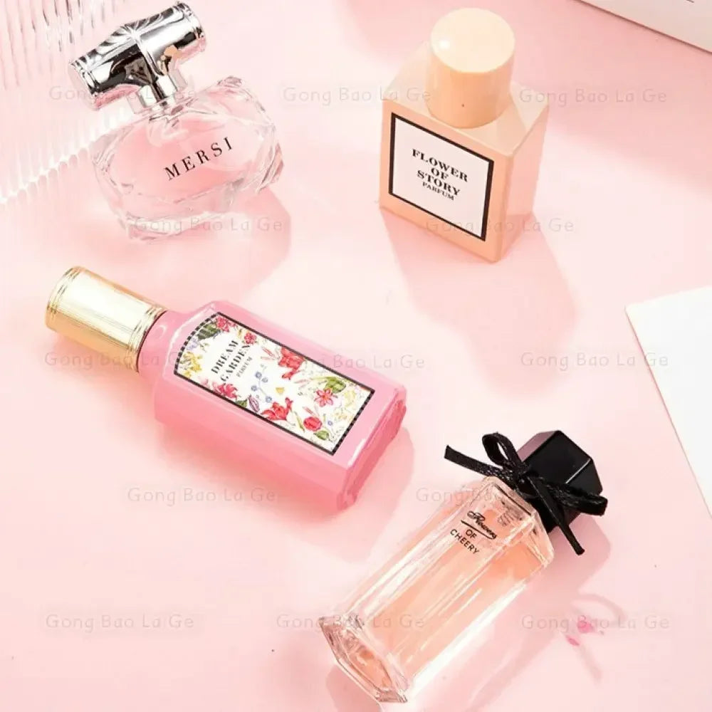 Floral Scent Gift Box 110ml Four Piece Set Women Духи Fragrance Perfume Balminess Pheromone Eau De Parfum Floral Scent Toilette - KIMLUD