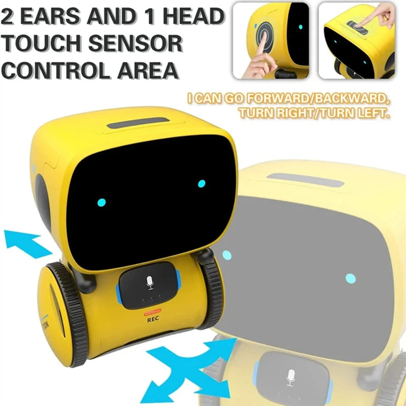 Emo Robot Toys Kids Smart Talking Robot With Voice Controlled Touch Sensor Singing Dancing Robot Toy Gift For Boys Girls