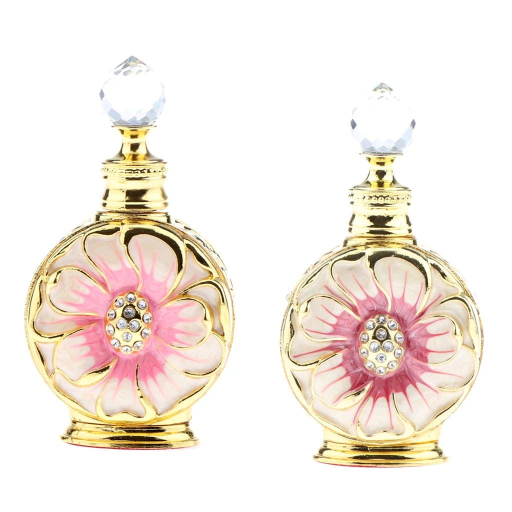 Unique Retro Arabic Perfume Bottles Vintage Elegant Elegant Drop Container 12ML