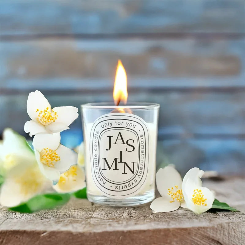 Romantic Transparent Scented Fragrance Candle Light Gift Scented Aromatic Candles Guest Gift Candles Wedding Candles Candle Jar