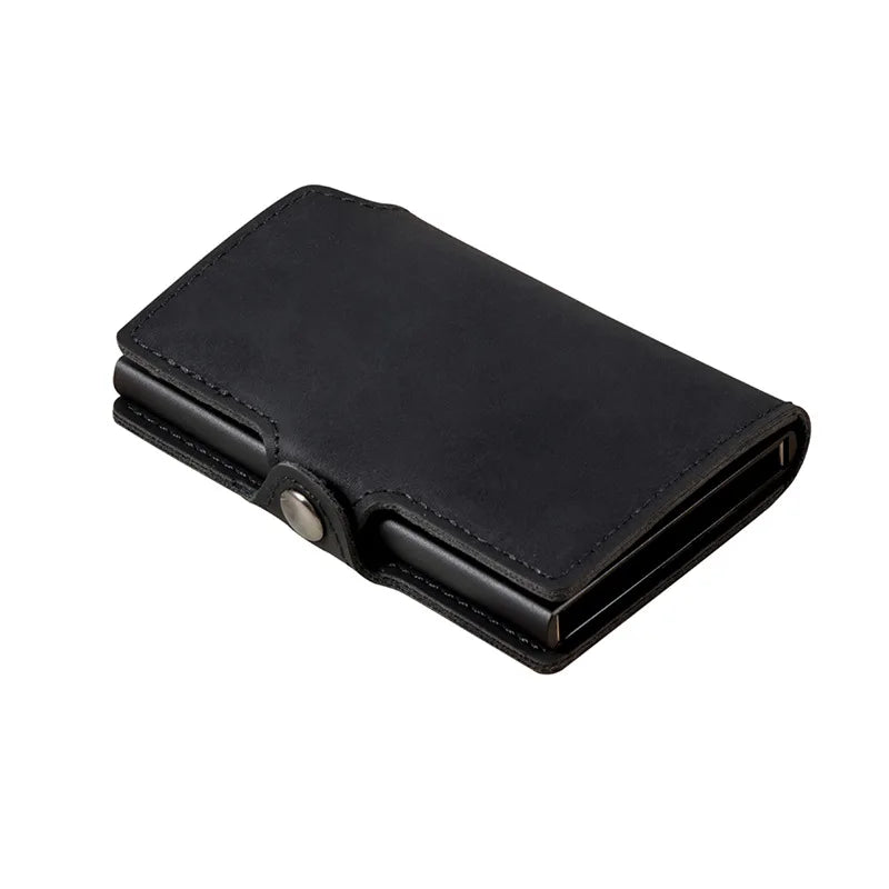 Mens Slim Wallet with Money Clip Pop up RFID Blocking Credit Card Holder Minimalist Wallet for Men