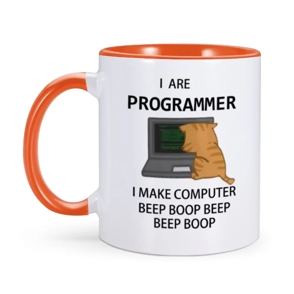 Engineer Mugs Computer Programmer Cups Programming Debugging Teaware Tea Coffee Coffeeware Geek Nerd Coworker Gift Coder Unicode