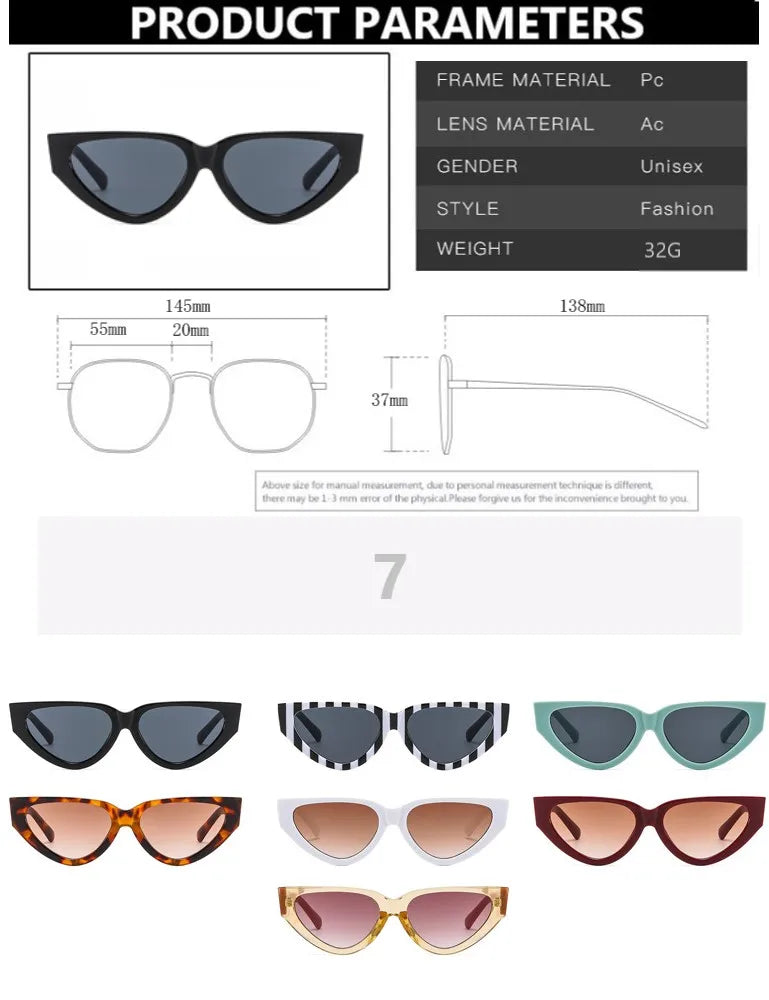 Luxury Vintage Cat Eyt Sunglasses Women 2023 Fashion V Brand Designer Cateye Sun Glasses Female Eyewear UV400 Gafas De Sol Mujer