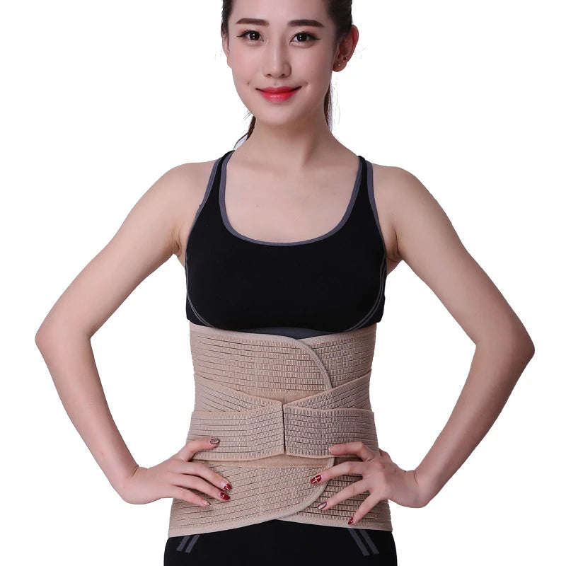 KIMLUD, Upgrade Widen Back Brace Support Belt Breathable Compression Waist Trainer Lumbar Support Herniated Disc Waist Pain Relief Belts, KIMLUD Womens Clothes