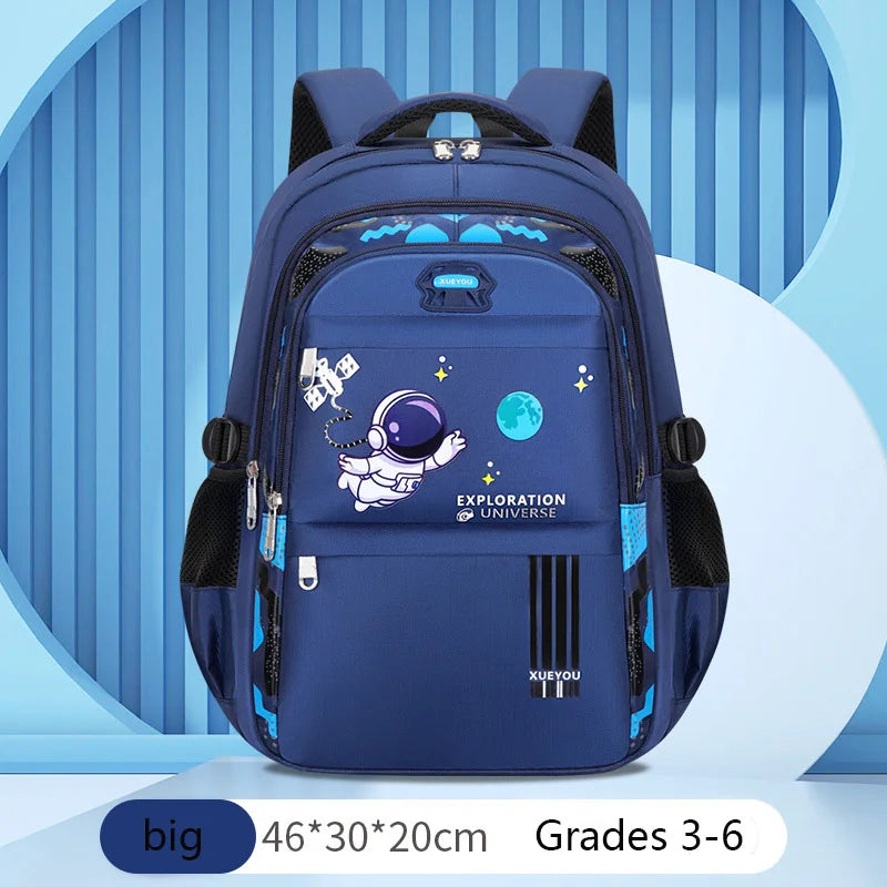 Kids Backpack Children School Bags for Boys Astronaut School Backpack Waterproof Primary Book Bag Mochila Infantil