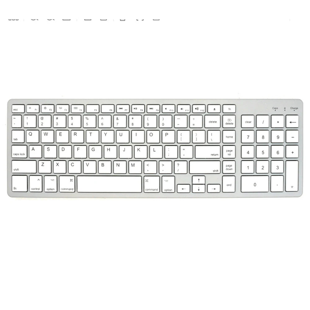 KIMLUD, Wireless Keyboard Bluetooth 5.0 2.4G Mini Multimedia 102 Keycaps bluetooth For Laptop PC TV iPad Macbook Android iPad keyboard, White / CHINA, KIMLUD APPAREL - Womens Clothes