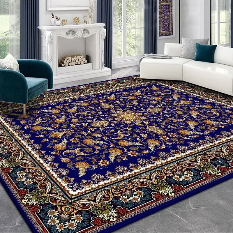 KIMLUD, Oriental Ethnic Style Carpet Living Room Decor Persian Big Size Area Rugs Bedroom Decor 200x300 Washable Non-slip Cloakroom Mats, KIMLUD Womens Clothes