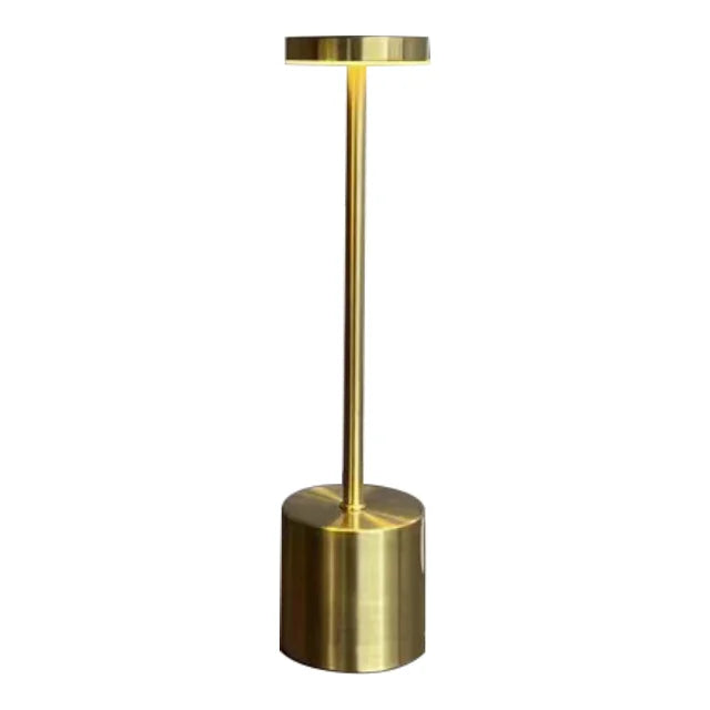 LED Rechargeable Touch Metal Table Lamp Writing Lamp Bedside Creative Ambient Lights Bar Outdoor Decoration Night Lightings 2024