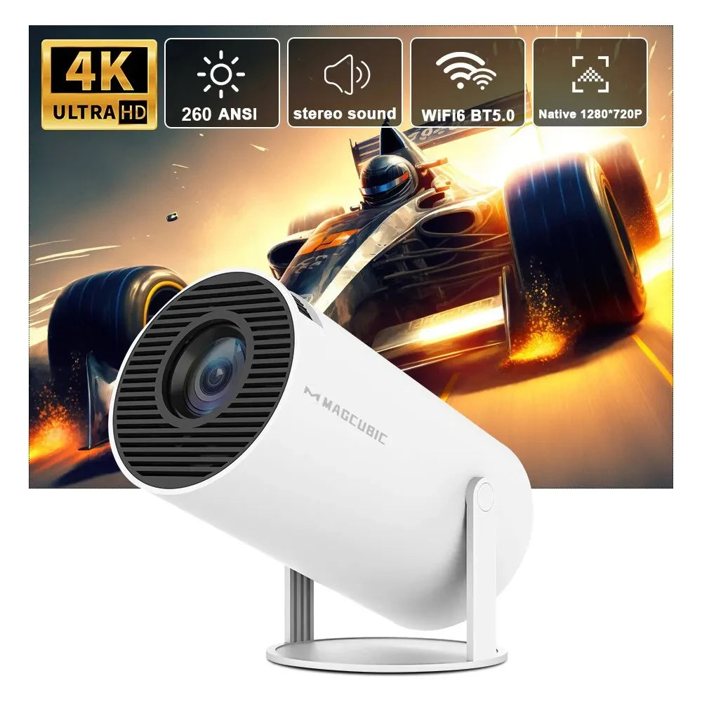 KIMLUD, Magcubic Projector HY300 Pro 4K Android 11 Dual Wifi6 260ANSI Allwinner H713 BT5.0 1080P 1280*720P Home Cinema Outdoor Projetor, KIMLUD Womens Clothes