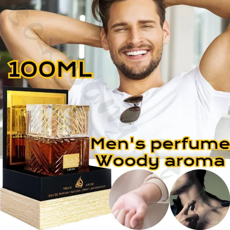 Lattafa Perfumes Khamrah Middle Eastern Arabic Neutral High-end Fragrance Perfume Long-lasting Fragrance Men's Perfume 100ml