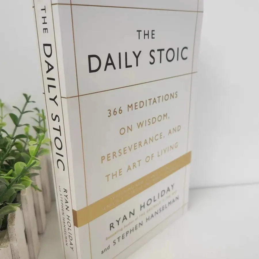 KIMLUD, 【100% New English Book】The Daily Stoic by Ryan Holiday 366 Meditations on Wisdom, Perseverance and the Art of Living Book Libros, KIMLUD Womens Clothes