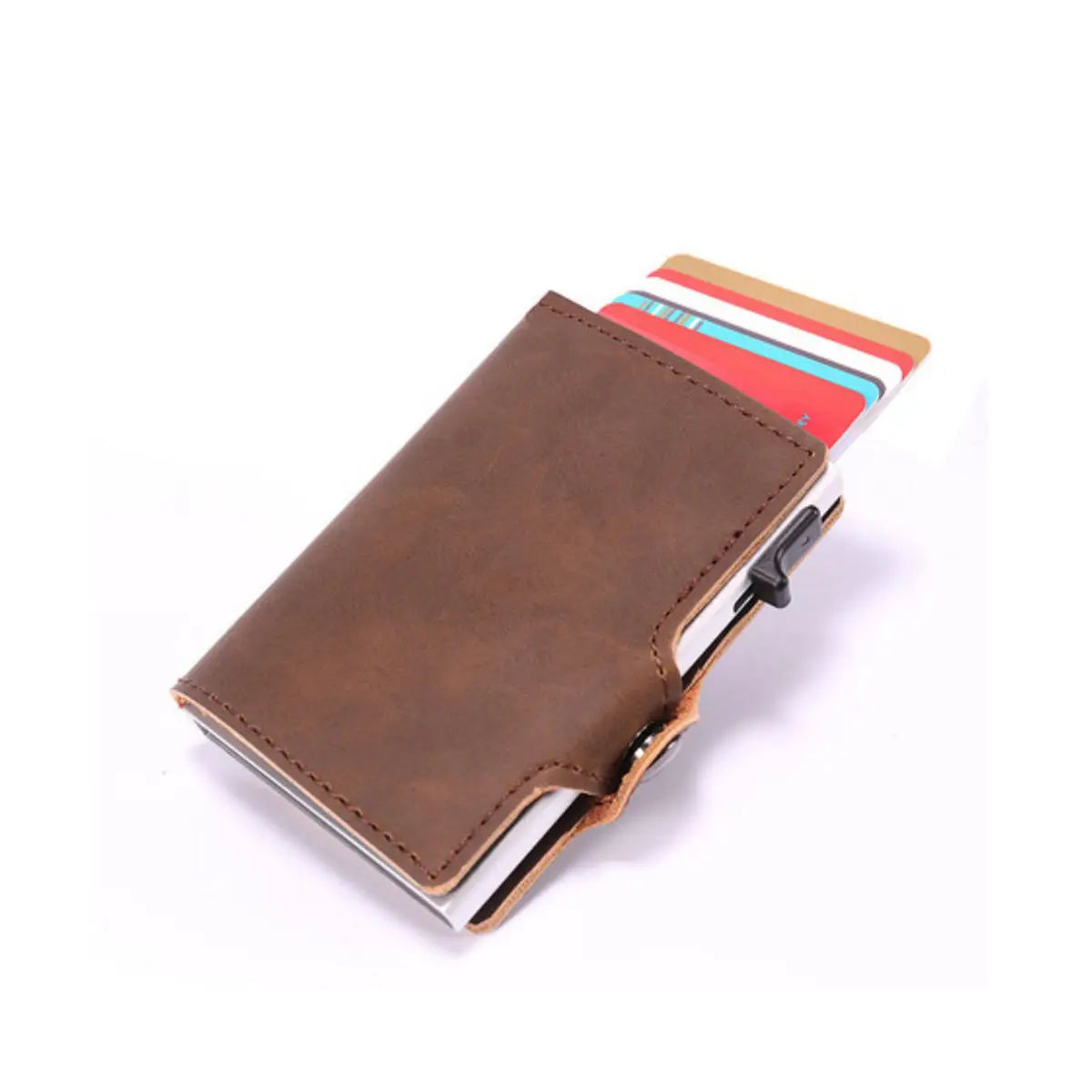 Mens Slim Wallet with Money Clip Pop up RFID Blocking Credit Card Holder Minimalist Wallet for Men