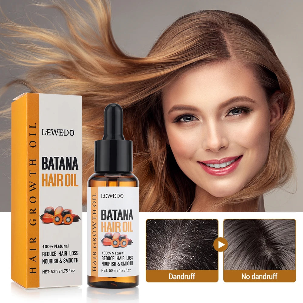 Anti-Hair Loss Batana Oil Natural Hair Conditioner Repair Damaged Strengthen Roots Anti-Breakage Hair Treatment Essential Oil