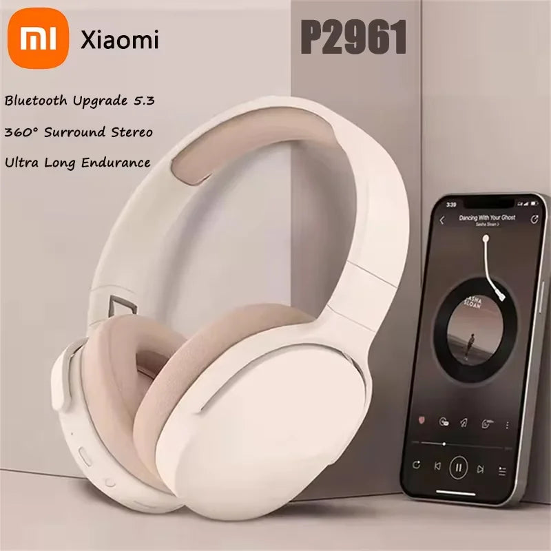 Xiaomi P2961 Wireless Headphones Bluetooth 5.3 Earphone Stereo HIFI Headset Game Earbuds With Mic For Samsung iPhone 2024 New - KIMLUD