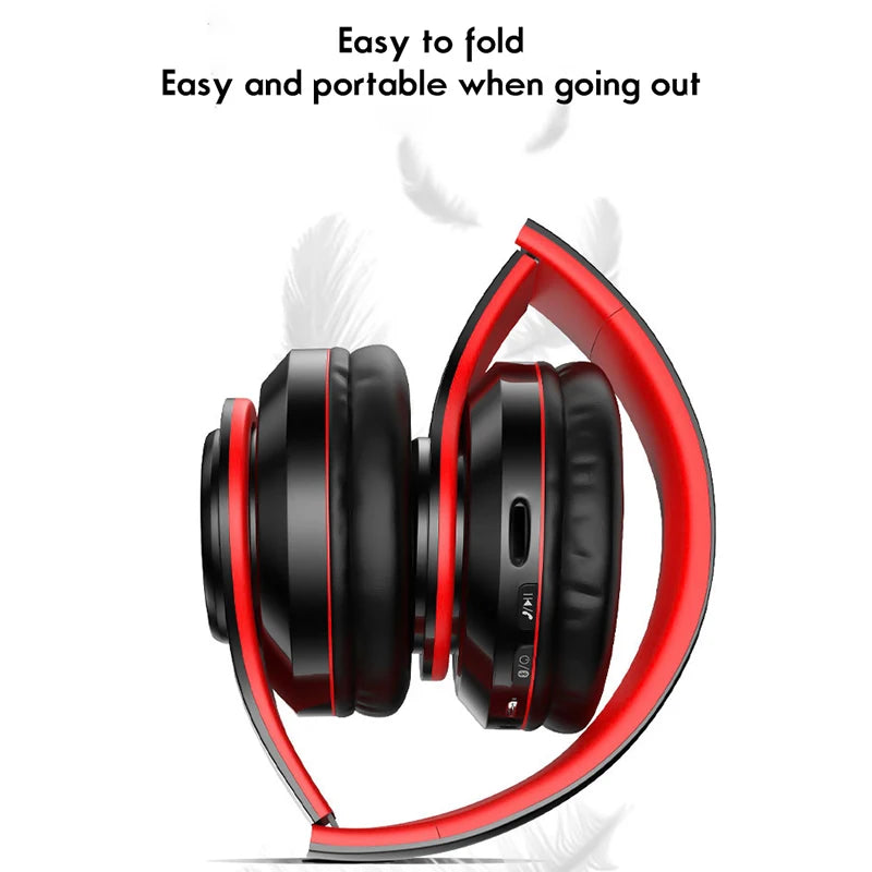 B39 Wireless Bluetooth-compatible Stereo Headset On-Ear Game Headphones Bass Earphones Foldable Sport With Mic For Huawei Xiaomi