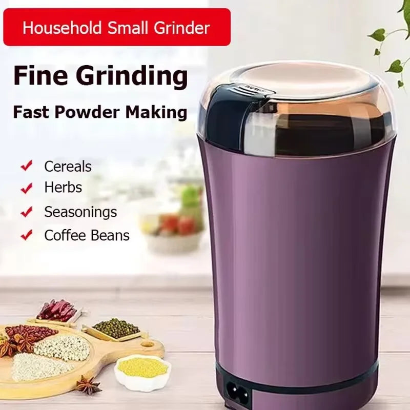 Coffee Grinder Stainless Steel Nuts Beans Grains Mill Herbs Electric Grinding Machine Multifunctional Coffee Bean Grinding NEW - KIMLUD