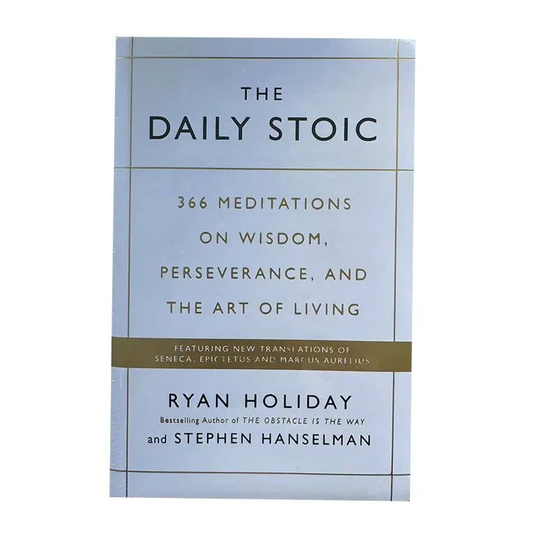 The Daily Stoic by Ryan Holiday 366 Meditations on Wisdom Perseverance and the Art of Living Book Libros - KIMLUD