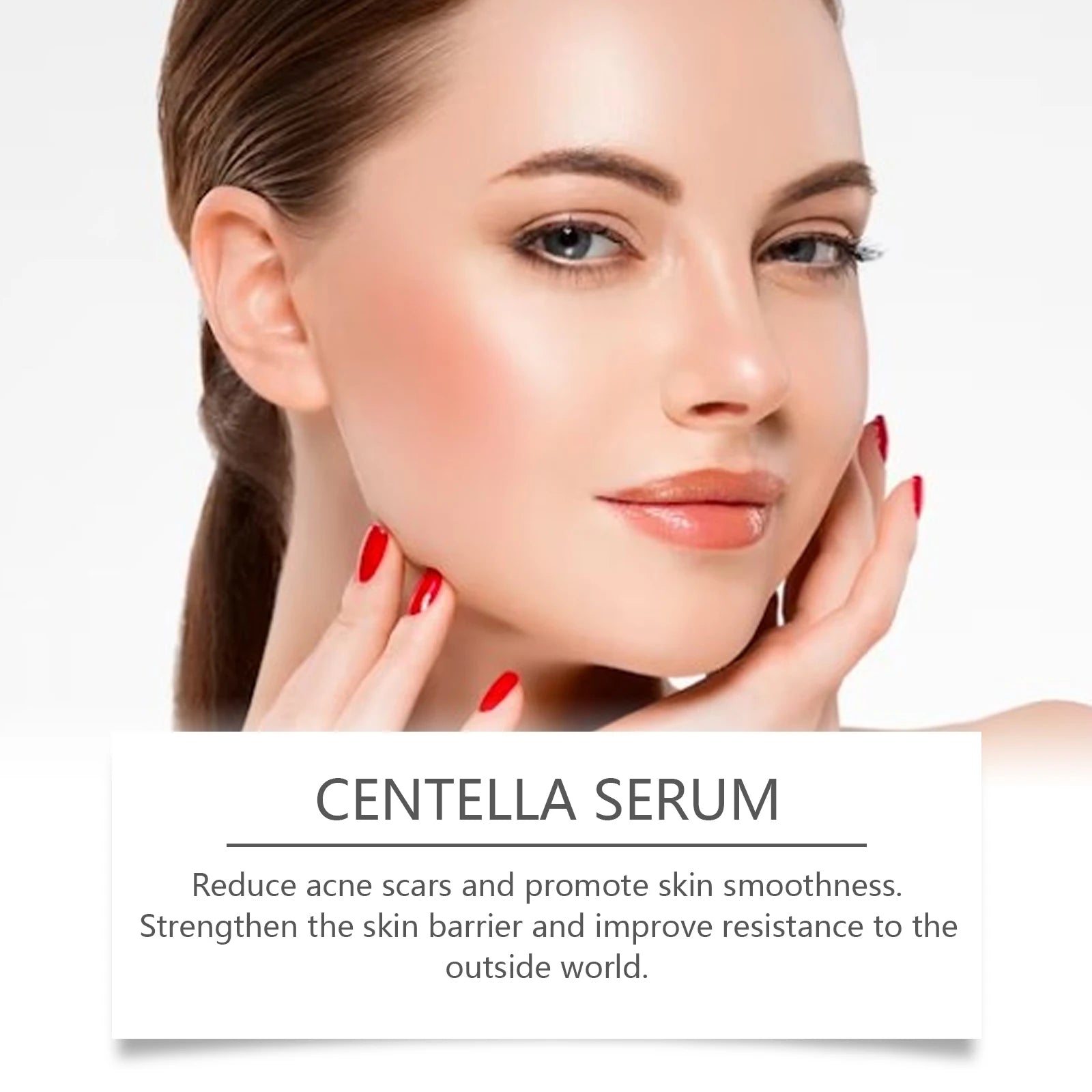 Centella Serum Rejuvenating Brightening Facial Skin Pores Repair Redness Moisturizing Calming Essence Korean Skin Care Products - KIMLUD