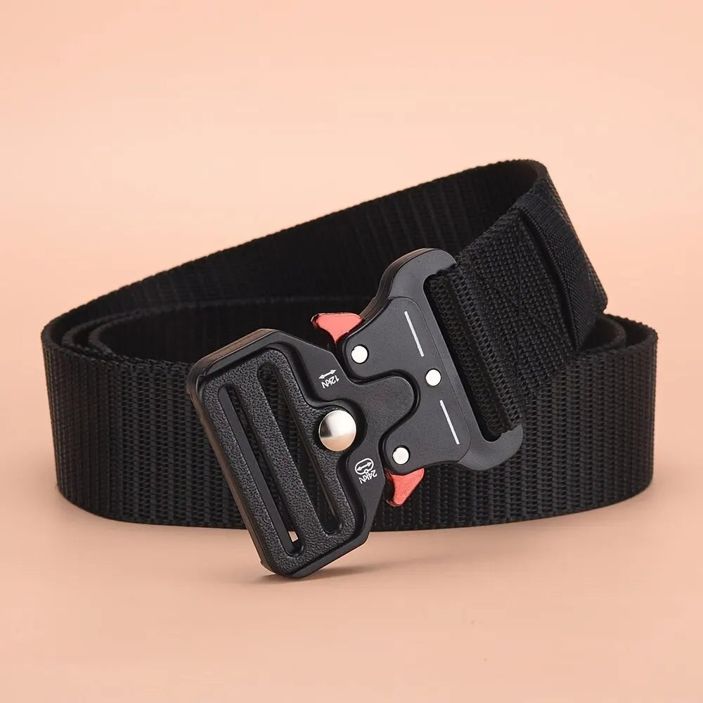 Men's Belt Outdoor Multi Function Belt High Quality Canvas For Nylon Male Luxury Belts Women's Sports Jeans Belt Neutral Belts