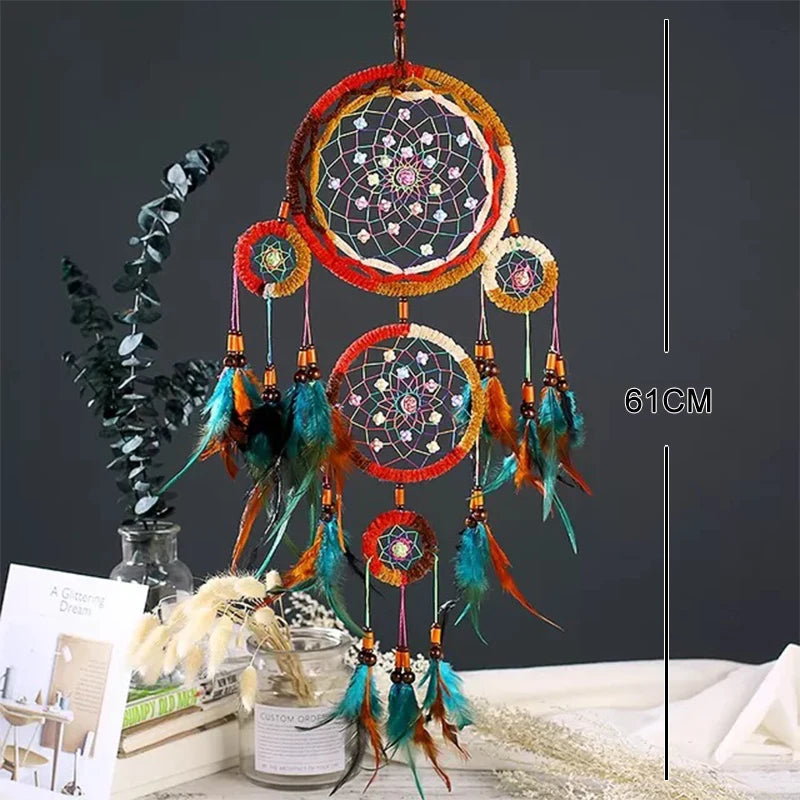 dream catcher/catchers hanging/diy decoration nordic decoration home girls room/nursery/kids decor dreamcatcher children room