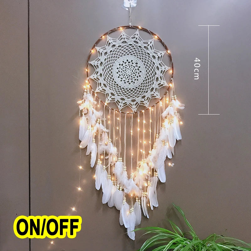 dream catcher/catchers hanging/diy decoration nordic decoration home girls room/nursery/kids decor dreamcatcher children room