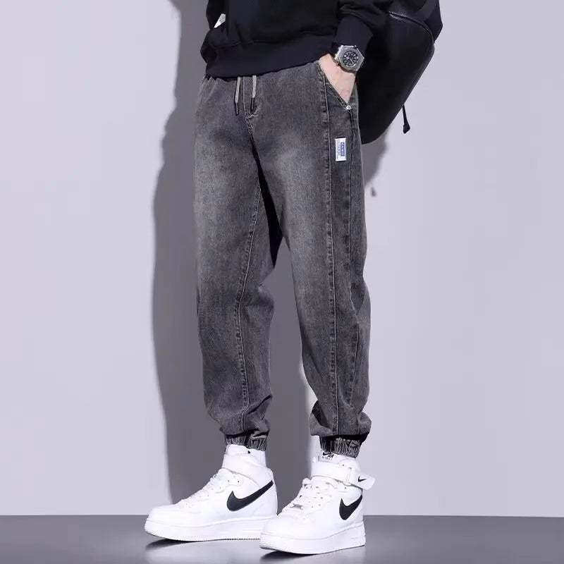 High quality Fashion Men's Cargo pants Hip Hop Trend Streetwear Jogging Pants Men Casual Elastic Waist Men Clothing Trousers