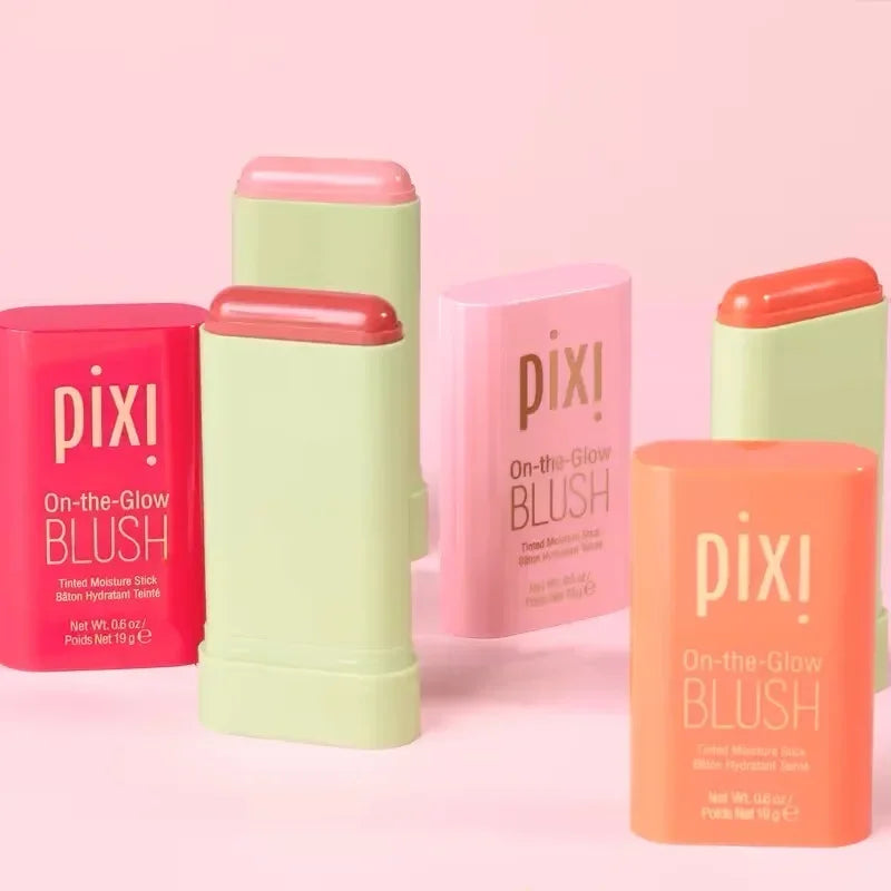 Pixi Make Up Functional Blush Stick Easy Color Rouge Blusher Cream Waterproof High Color Rendering Brightening Skin Tone Hot