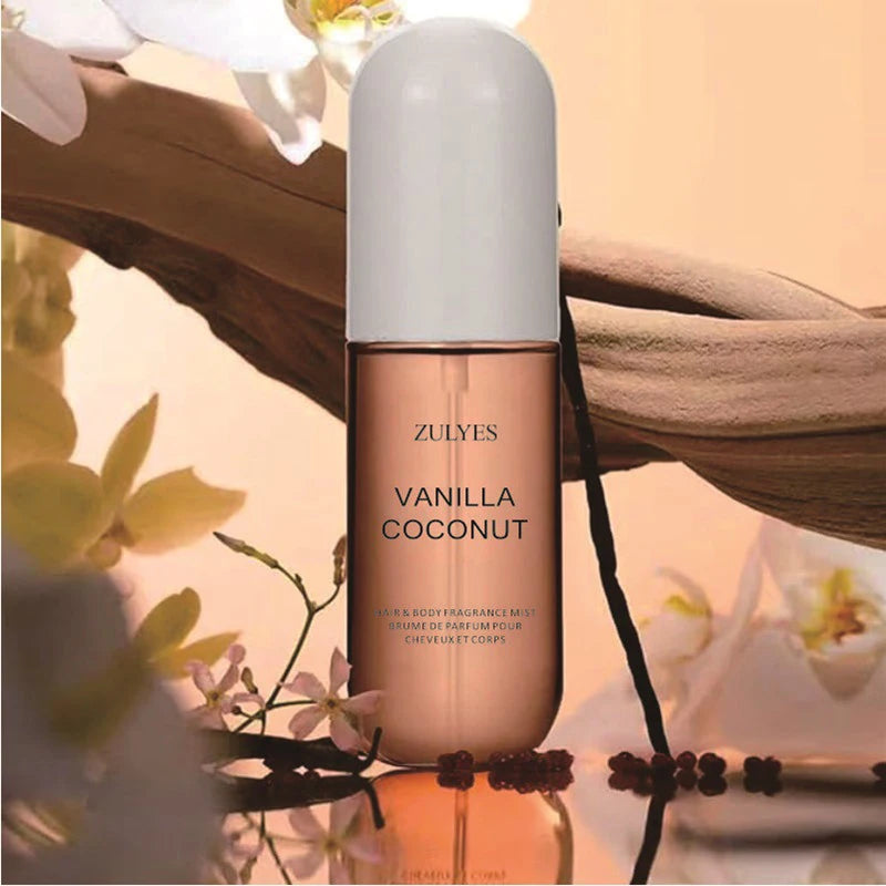 Brand Coconut Vanilla Women's Perfume Light Fragrance Long-lasting Hair Body Spray Men's Cologne Floral Fragrance 50ml Perfume