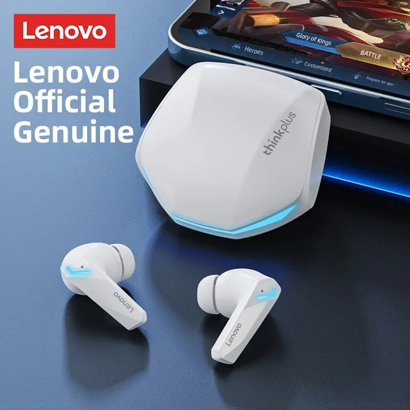 Lenovo GM2 Pro Bluetooth 5.3 Earphones Sports Headset Wireless In-Ear Gaming Low Latency Dual Mode Music Headphones New - KIMLUD