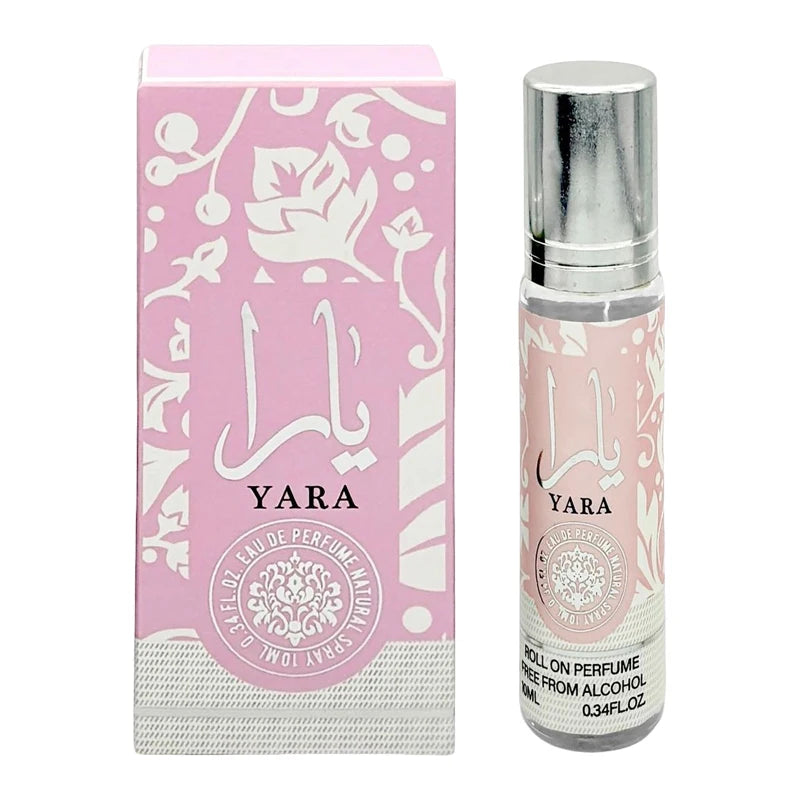 Lattafa Yara For Women 3Piece Set 3.4 Oz Eau de Parfum Spray + 1.7 Oz Hair Mist + 6.7 Oz Deodorant Spray Sweet Pheromone Perfume