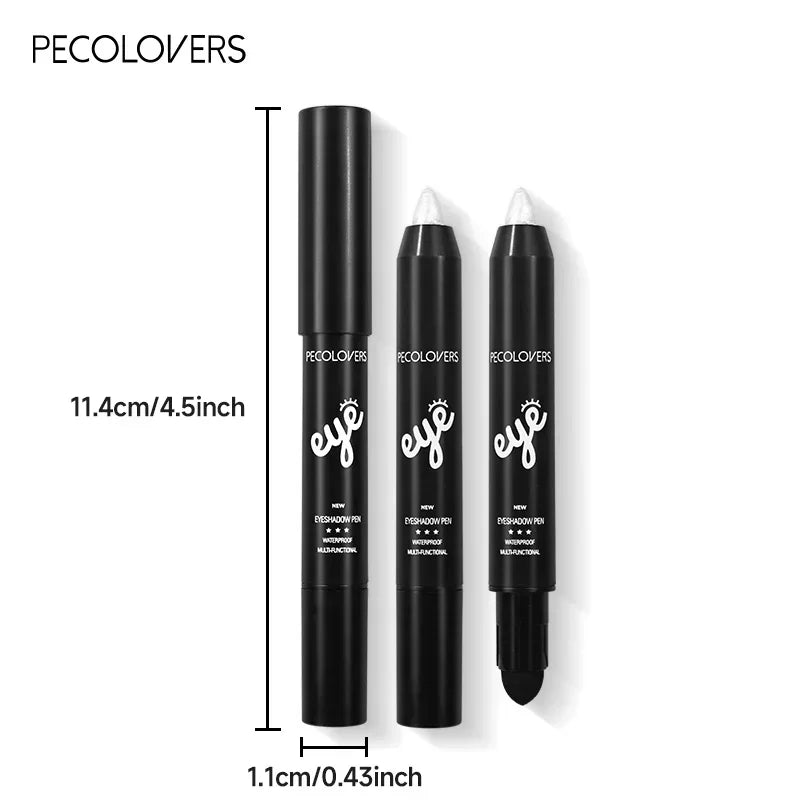 KIMLUD, 6 Colors Pearlescent Eyeshadow Eyeliner Pencil Glitter Matte Eye Shadow Makeup Pigment Silkworm Eyeshadow Pen, KIMLUD Womens Clothes