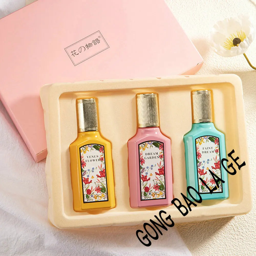 Brand 75ml Women Perfume Gift Box 3PCS Set Pheromone Perfumes De Mujer Originales Floral Scent духи женские стойкие Workdating - KIMLUD