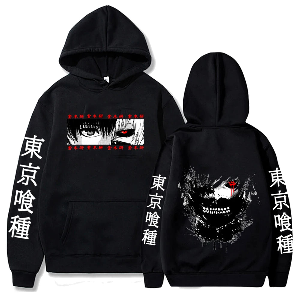 Anime Hoodie Mens Fashion Warm Sweatshirt Graphical Printed Hip Hop Hoodies Casual Streetwear Spring Autumn New Hoody - KIMLUD