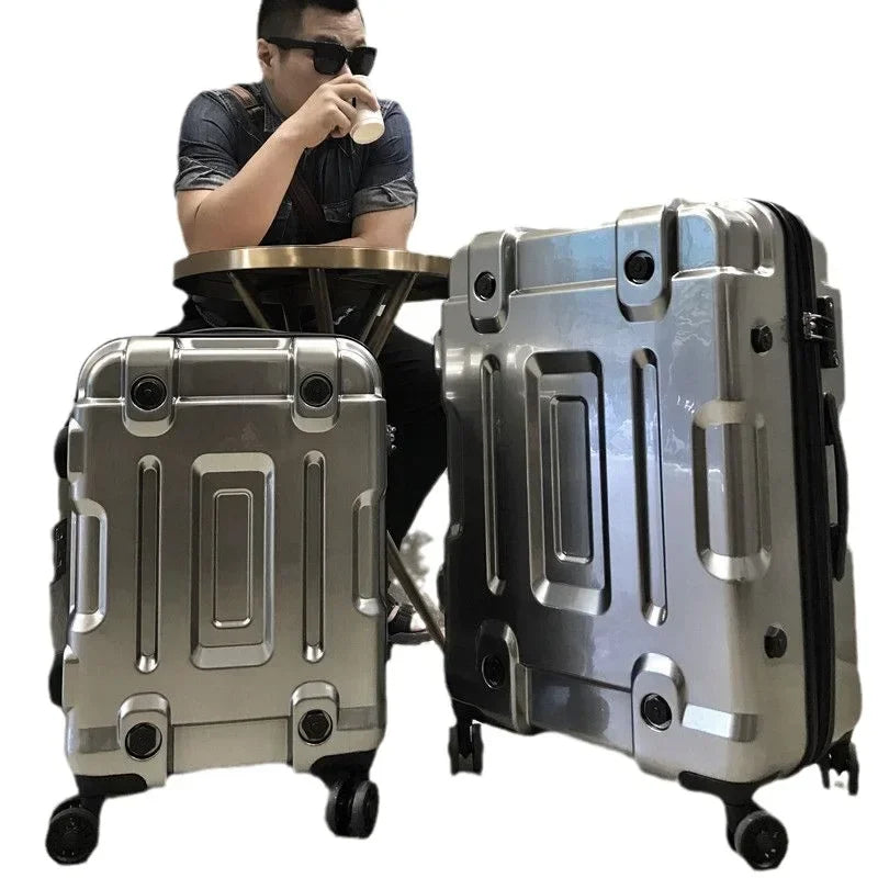 Travel Suitcases Trendy Good-looking Cool Technology Sense Luggage New Universal Wheel Trolley Case Password Boarding Bag