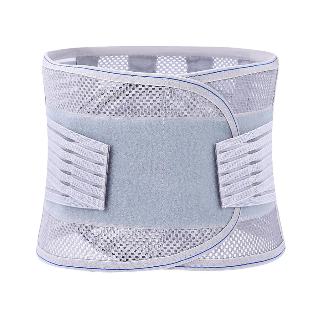 Lumbar Support Waist Belt Back Brace Health Therapy Breathable Back Spine Support Corset for Disc Herniation Pain Relief - KIMLUD