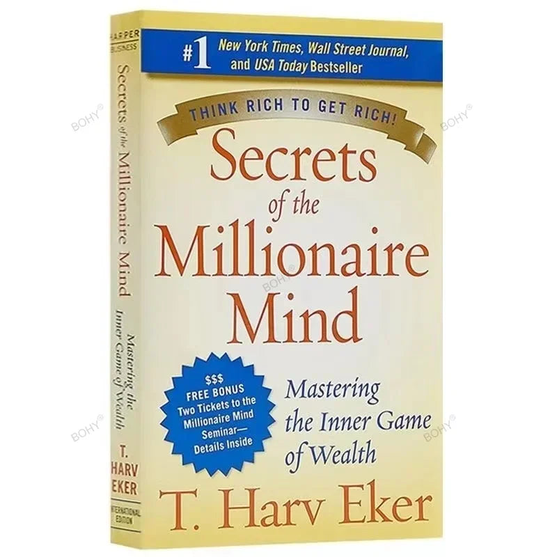 Secrets of The Millionaire Mind: Mastering The Inner Game of Wealth By T. Harv Eker Finance Books In English Paperback - KIMLUD