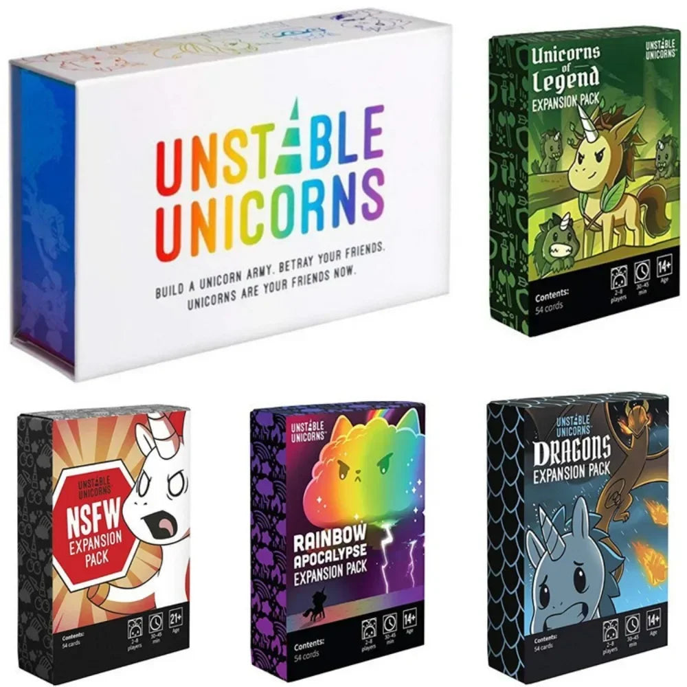 Unicorns Board English Family Party Expansion Basic version Of Classic Board Games - KIMLUD