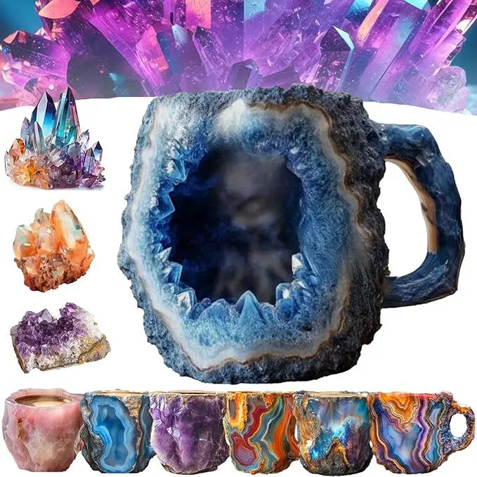 Popular Creative Mineral Crystal Coffee Mugsmake Mug Crystal Coffee Mug High Face Value Household Goods High-Grade Water Cup