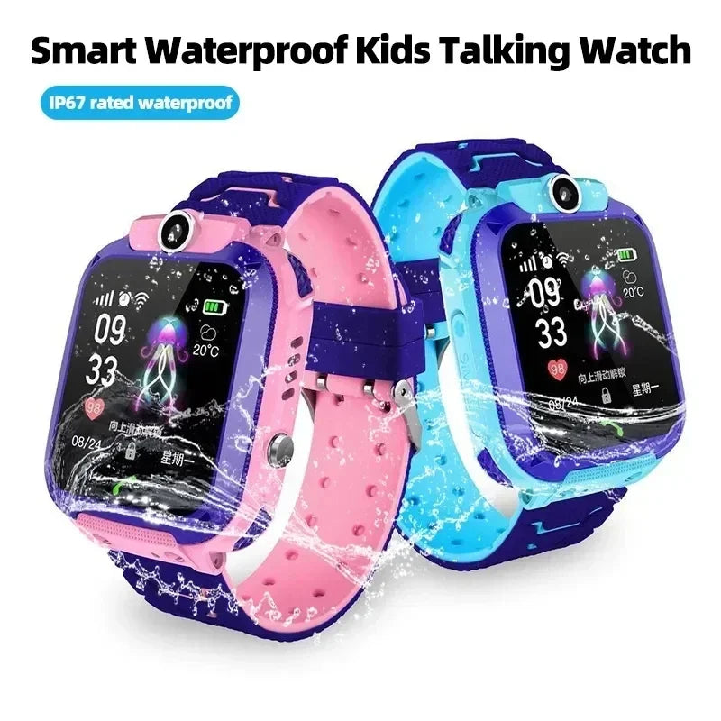 KIMLUD, 4G SIM Card Anti-lost Kids Smartwatch Boys and Girls Smart Watch Waterproof Positioning GPS Tracker Clock Phone Call for Kids, KIMLUD Womens Clothes