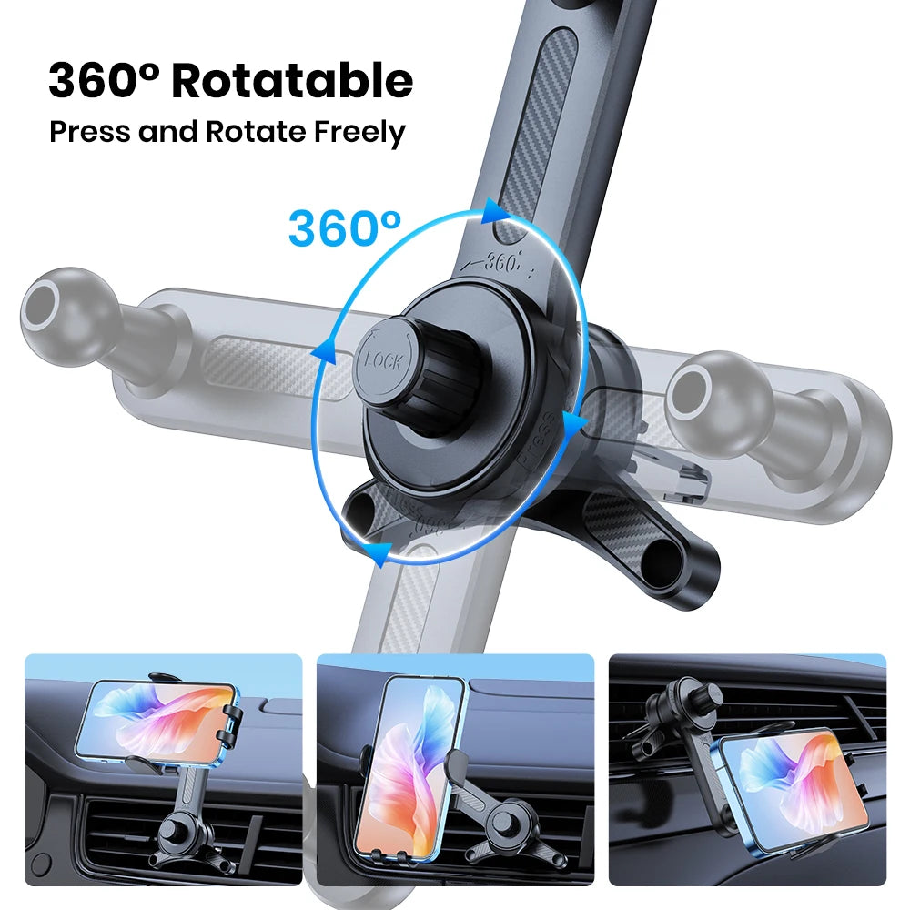 TOPK Car Phone Holder Mobile Support for the Car Air Vent Cell Phone holder Mount for Car for tesla bmw jeep toyota citroen