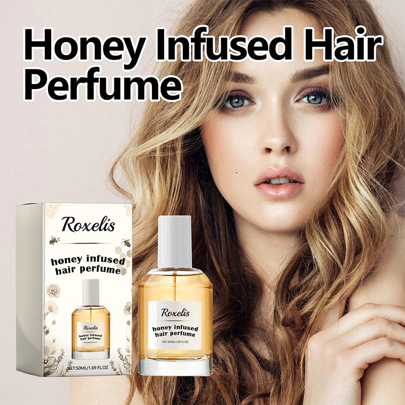 Honey Infused Hair Care Perfume Conditioner,Moisturizing Nourishing Hydrating Essence Oil Repair Dry Damaged Hair Adds Shine - KIMLUD