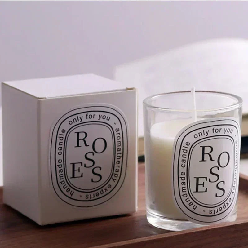 Romantic Transparent Scented Fragrance Candle Light Gift Scented Aromatic Candles Guest Gift Candles Wedding Candles Candle Jar - KIMLUD