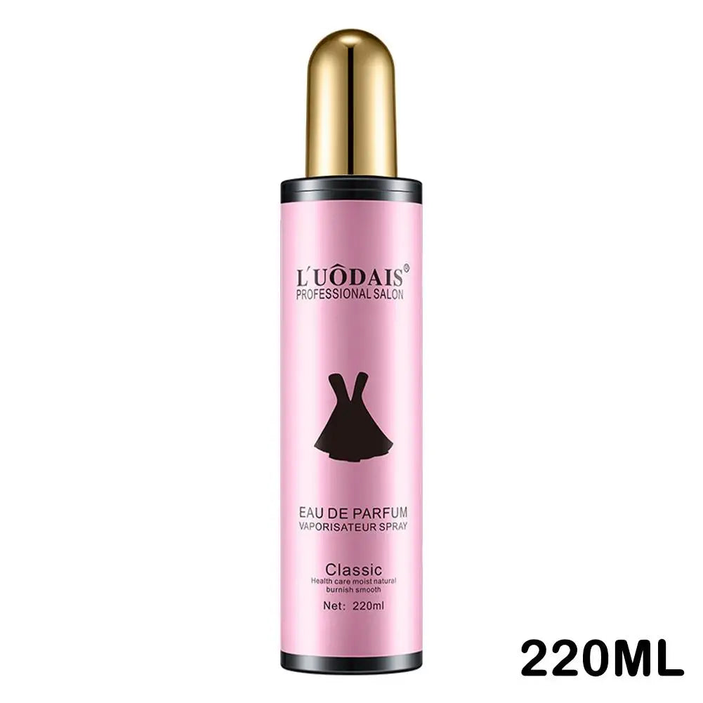 220ml Golden Lure Feromone Hair Spray Hair Care Leave-in Hair Hair Lasting Spray Perfume Dry Fragrance Improve Long Frizzy T9G8